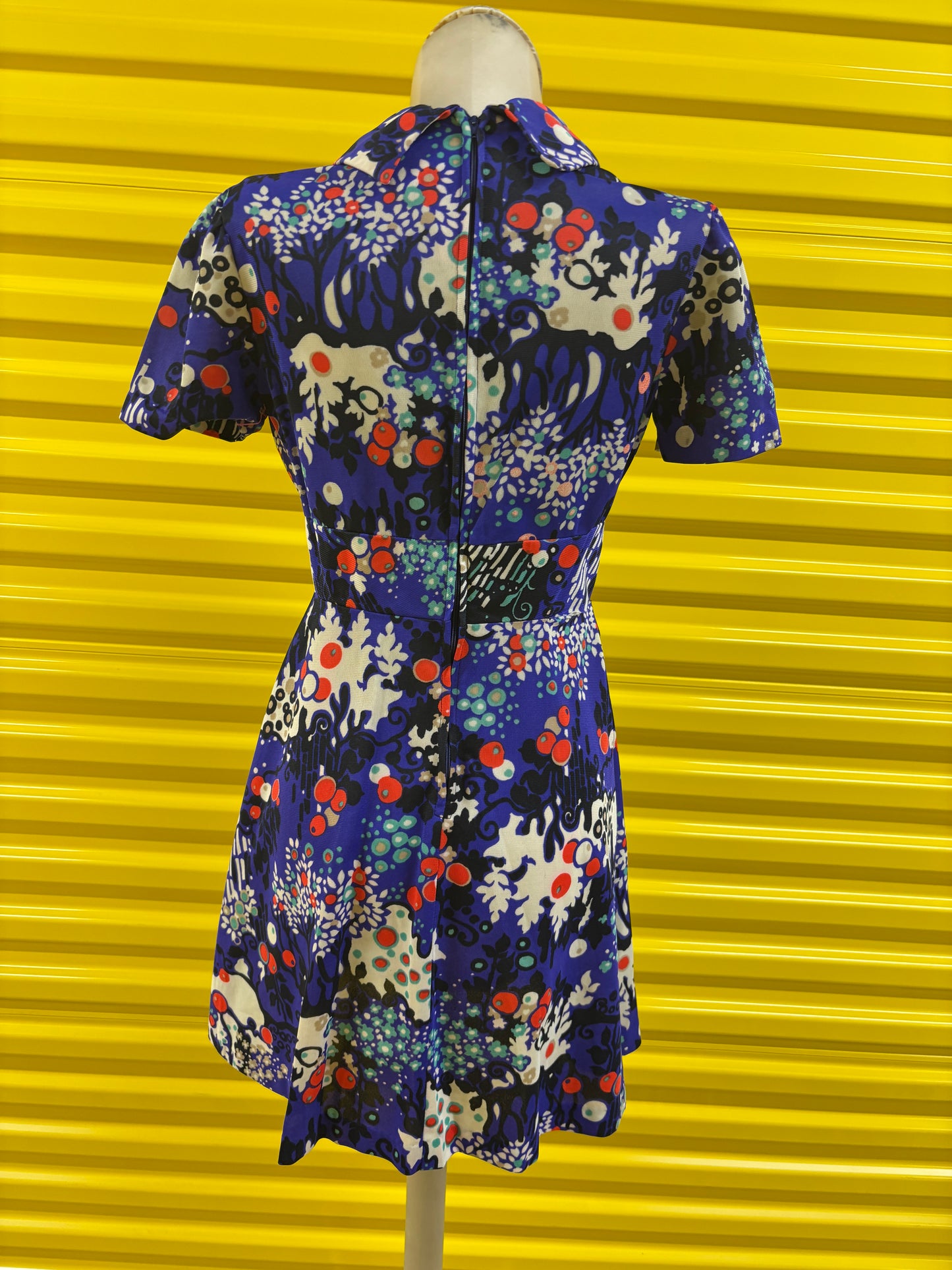 70s skater mini dress