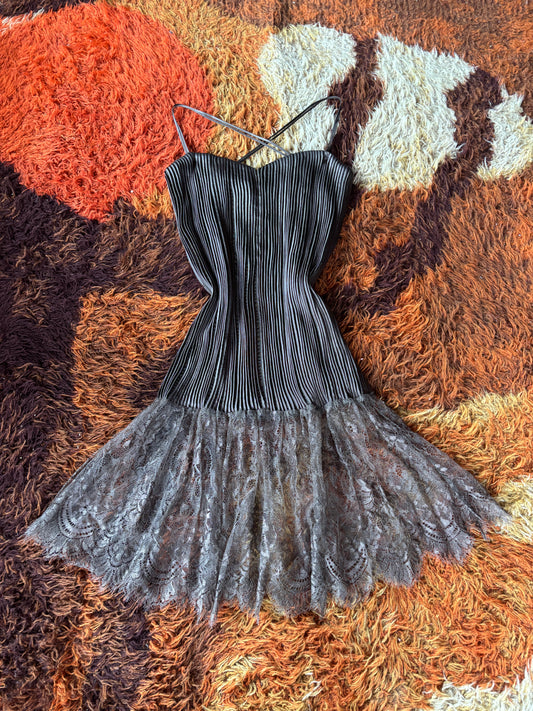 La perla slip dress